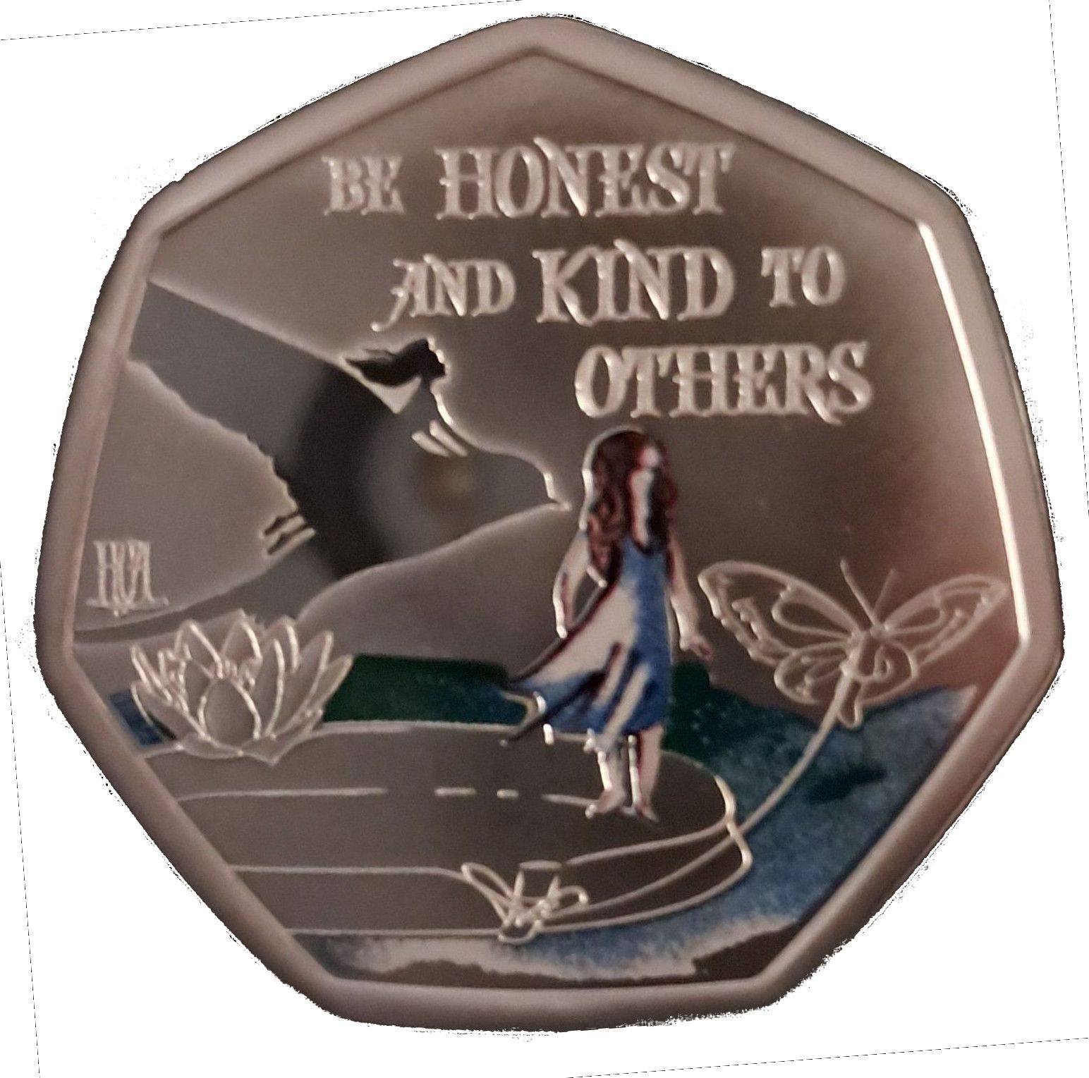 Ascension Island 50 Pence - Elizabeth II Hans Christian Andersen - Thumbelina