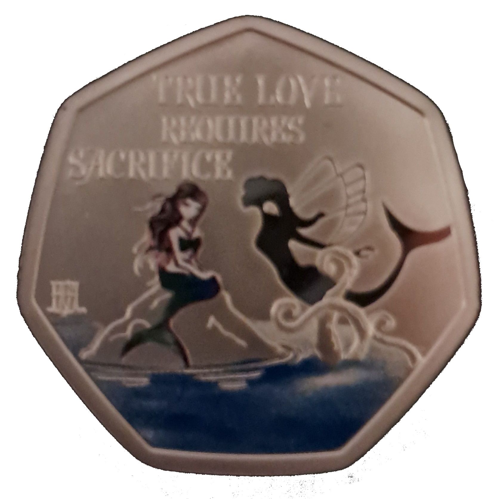 Ascension Island 50 Pence - Elizabeth II Hans Christian Andersen - The Little Mermaid