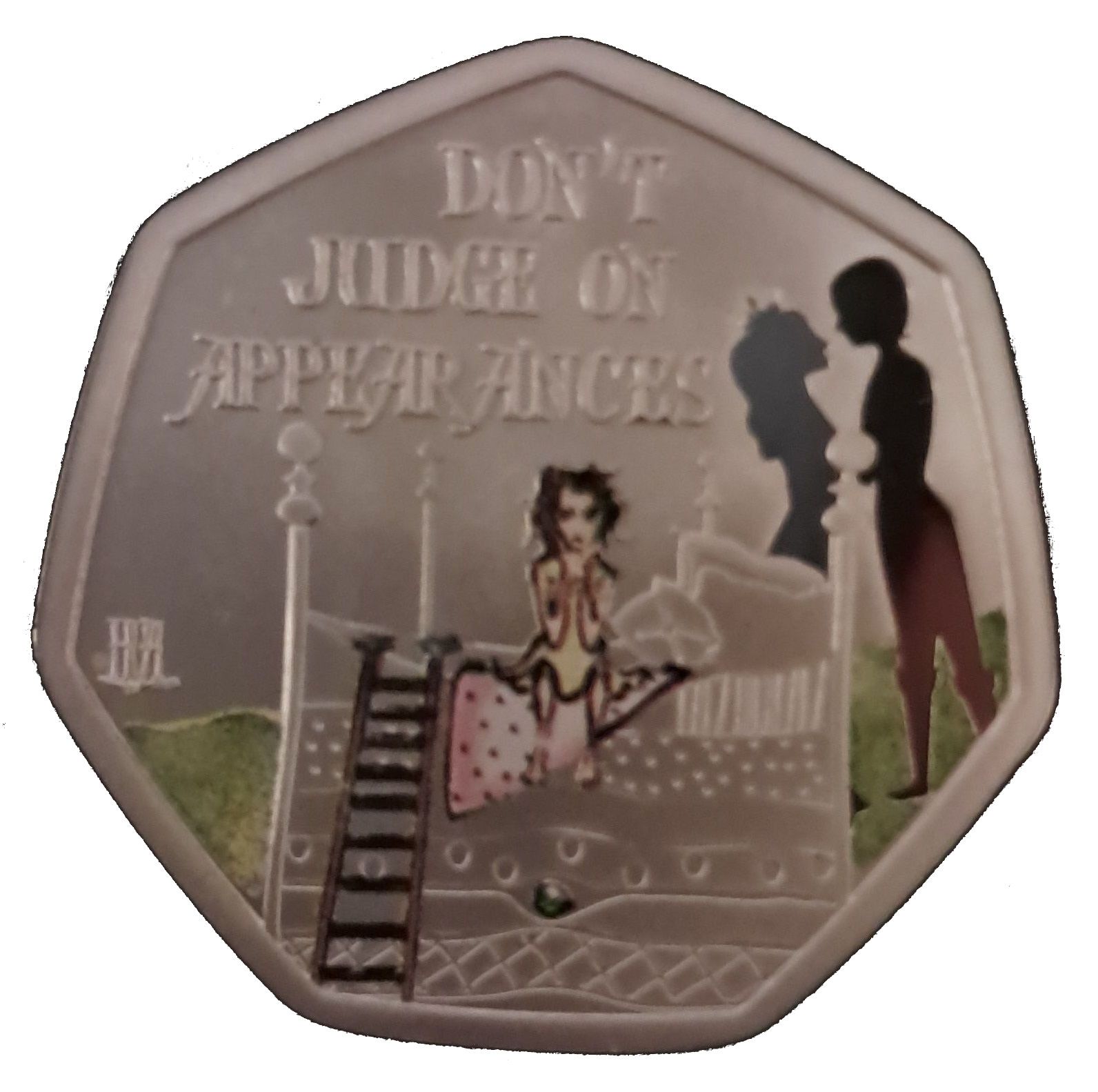 Ascension Island 50 Pence - Elizabeth II Hans Christian Andersen - The Princess and the Pea