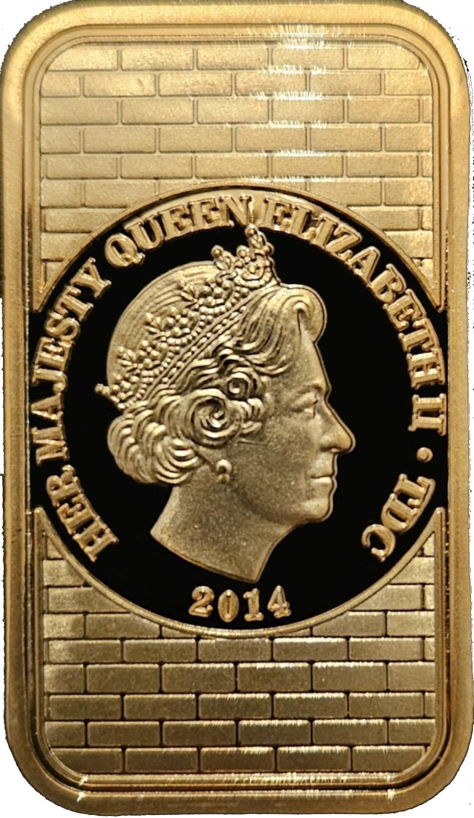 Tristan da Cunha 1 Crown - Elizabeth II WWI Posters - Keep Calm And Carry On obverse