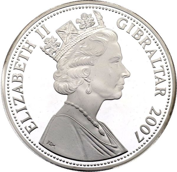 Gibraltar 10 Pounds - Elizabeth II History of the RAF - Flypast obverse
