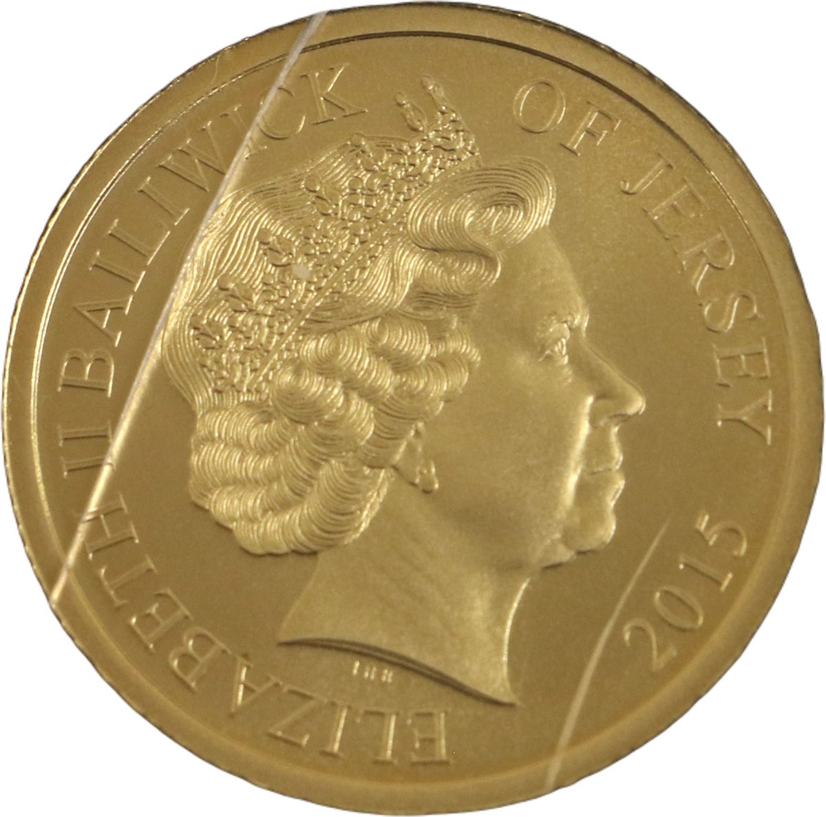 Jersey 1 Penny - Elizabeth II Magna Carta obverse