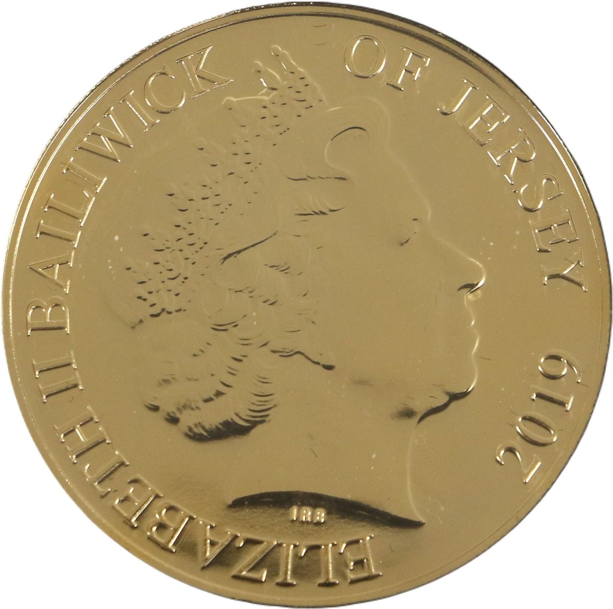 Jersey 1 Penny - Elizabeth II Queen Victoria - Una and lion obverse