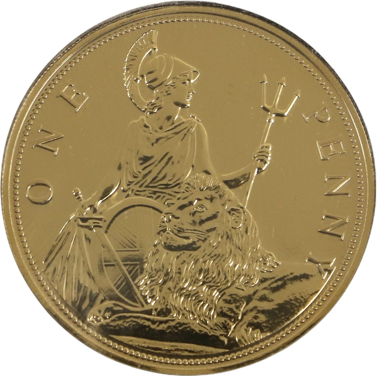 Jersey 1 Penny - Elizabeth II Queen Victoria - Una and lion