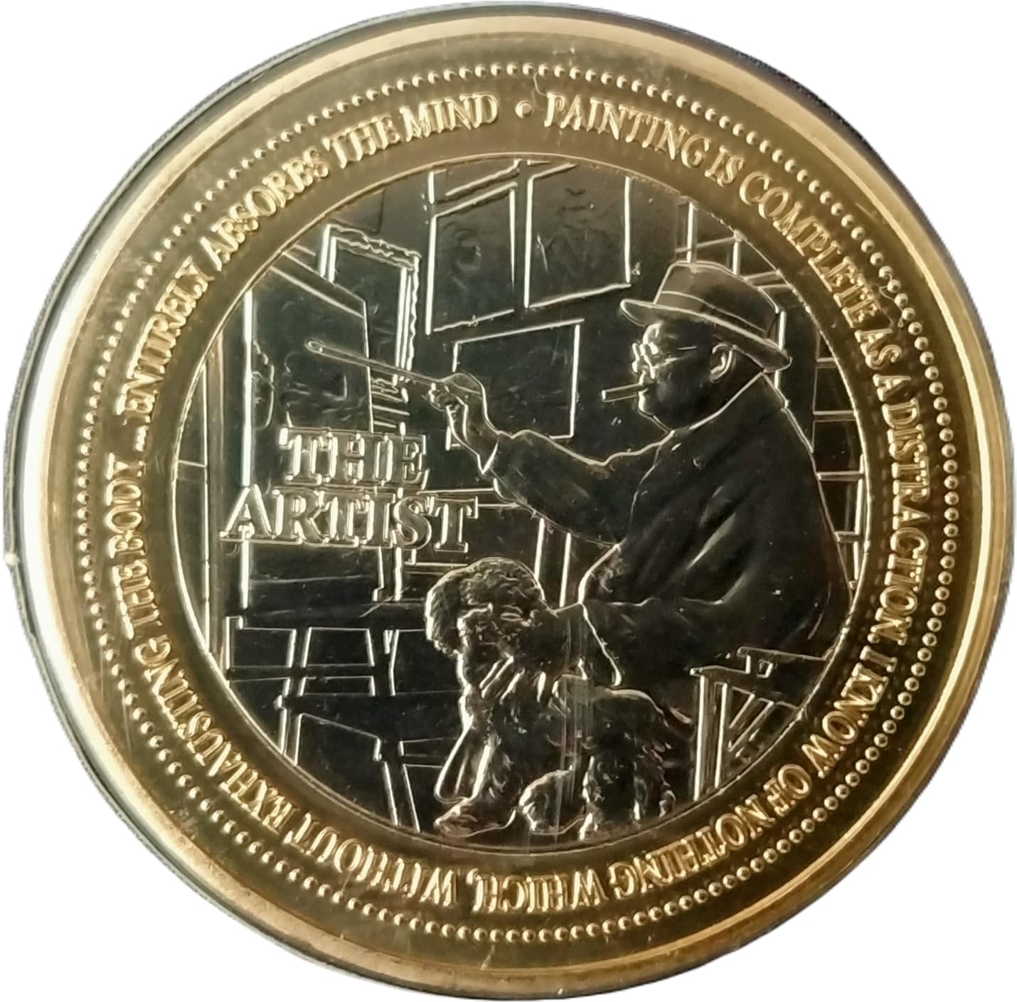 Jersey 2 Pounds - Charles III Sir Winston Churchill - The Artist; Error without value