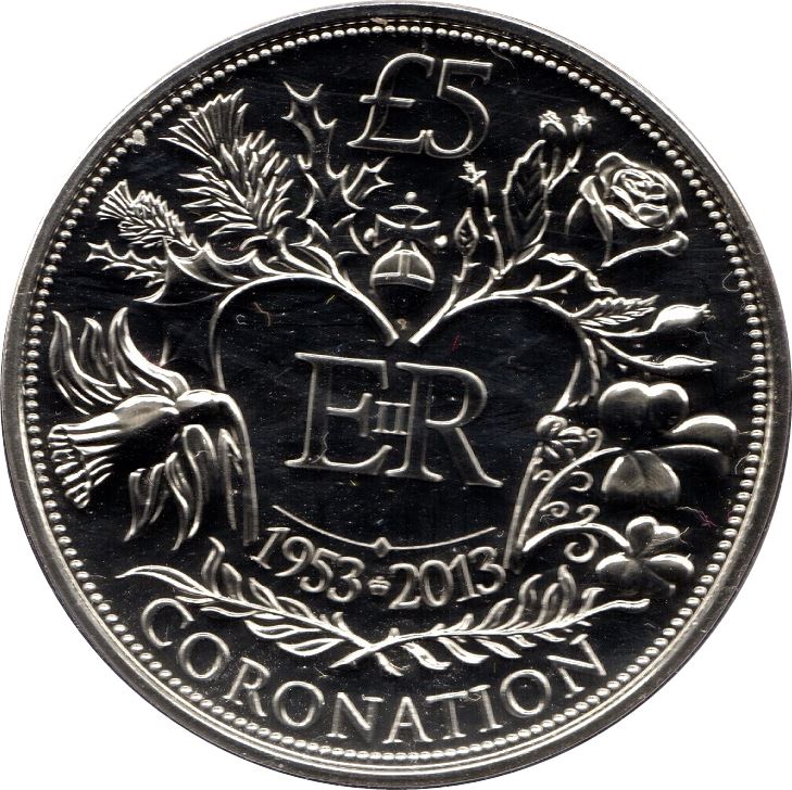 Guernsey 5 Pounds - Elizabeth II Diamond Jubilee