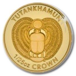 Isle of Man 1/25 Crown - Elizabeth II Tutankhamun - Scarab