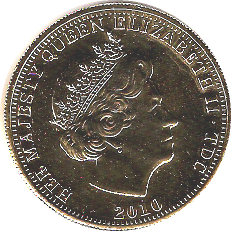 Tristan da Cunha 1 Crown - Elizabeth II William and Catherine Engagement obverse