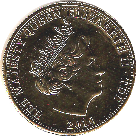 Tristan da Cunha 1 Crown - Elizabeth II Queen Victoria obverse