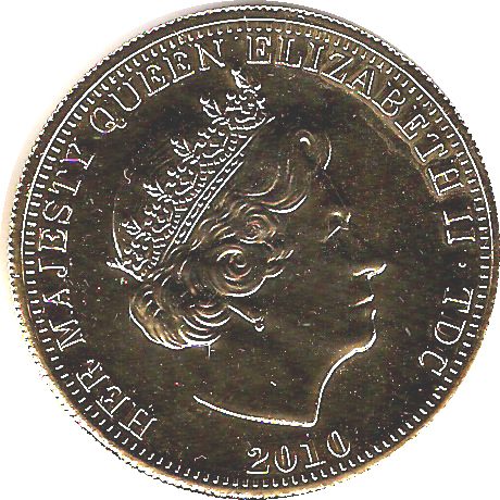 Tristan da Cunha 1 Crown - Elizabeth II The Year of Three Kings obverse