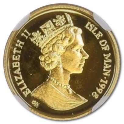 Isle of Man 1/25 Crown - Elizabeth II Birman Cat obverse