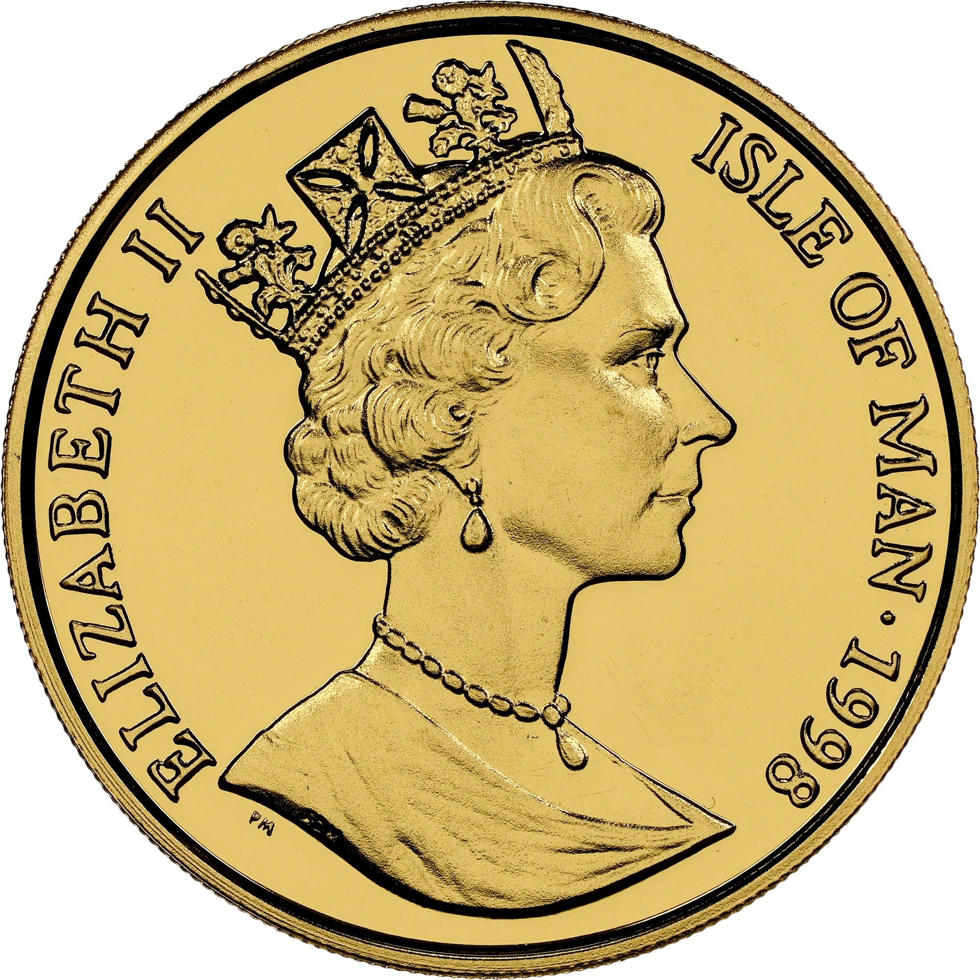 Isle of Man ½ Crown - Elizabeth II Birman Cat obverse