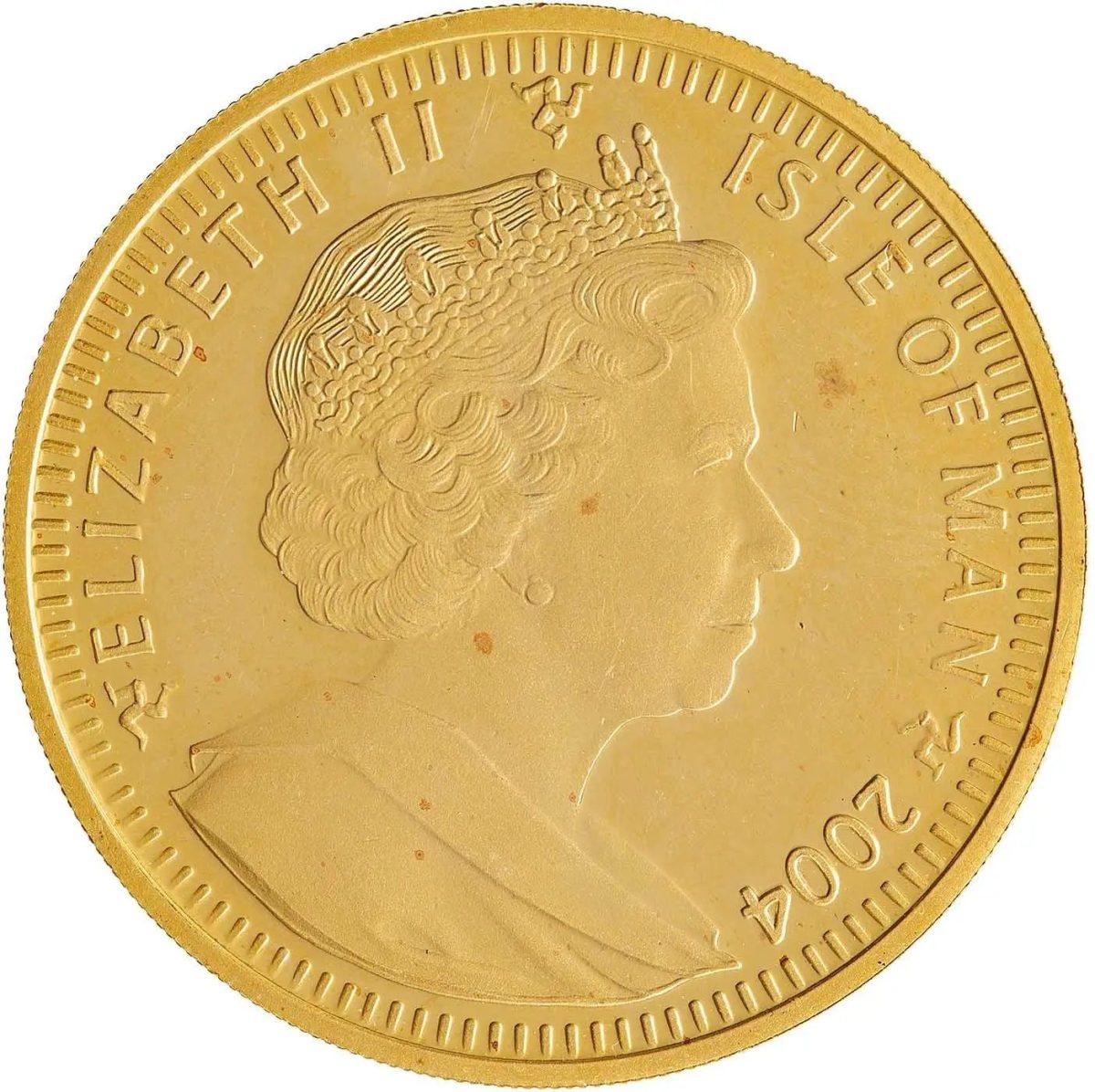 Isle of Man 1 Crown - Elizabeth II Tonkinese Cat; Gold obverse