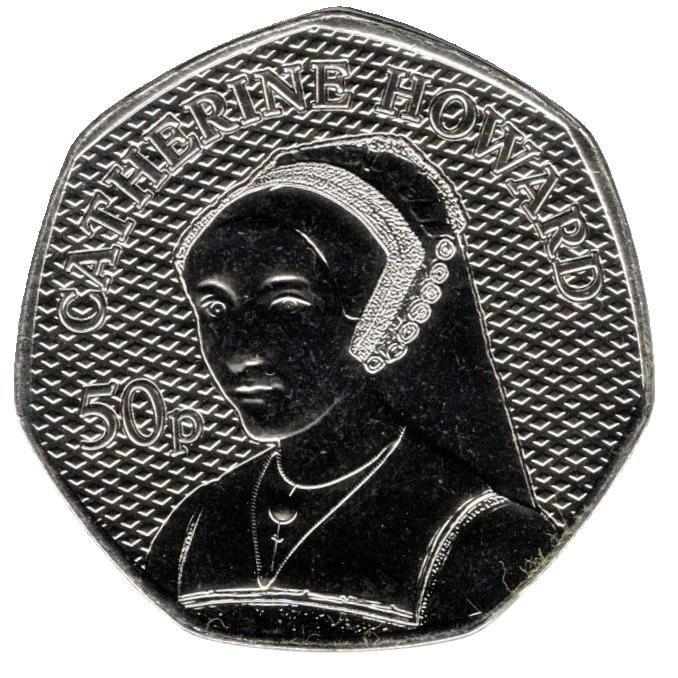 Guernsey 50 Pence - Charles III Catherine Howard reverse