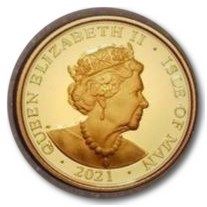 Isle of Man ½ Sovereign - Elizabeth II Queen Birthday obverse