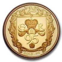Isle of Man ½ Sovereign - Elizabeth II Queen Birthday