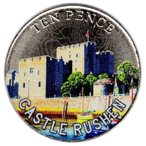 Isle of Man 10 Pence - Charles III Castle Rushen