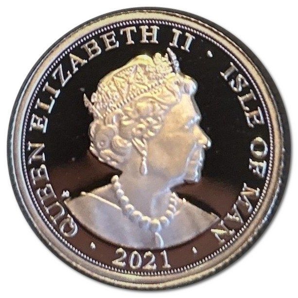 Isle of Man 1 Sovereign - Elizabeth II 100 years of Royal British Legion; Silver Proof obverse