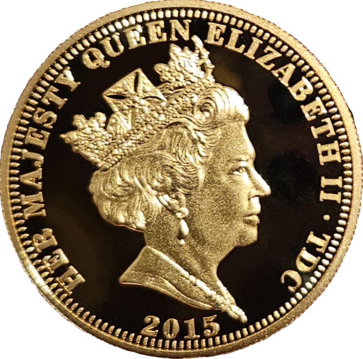 Tristan da Cunha 1 Crown - Elizabeth II Service to the British Empire - Joel Iskowitz obverse obverse