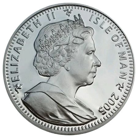 Isle of Man 1 Crown - Elizabeth II Victoria Cross; Silver Proof obverse