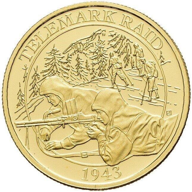 Gibraltar 10 Pounds - Elizabeth II Telemark Raid
