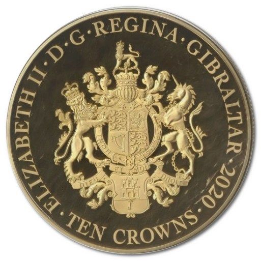 Gibraltar 10 Crowns - Elizabeth II Dame Vera Lynn obverse