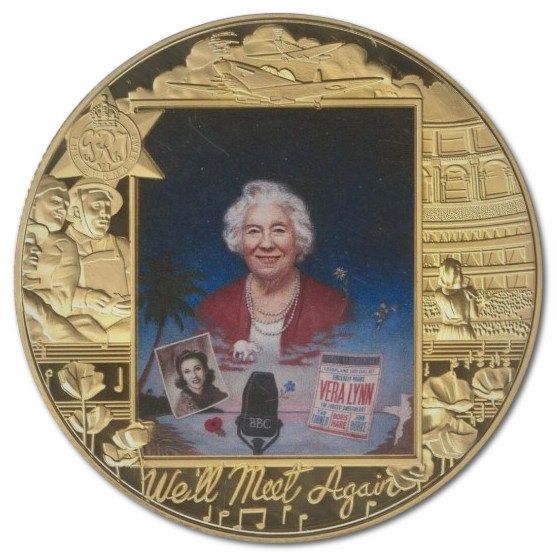 Gibraltar 10 Crowns - Elizabeth II Dame Vera Lynn
