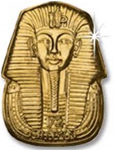 Isle of Man ½ Crown - Elizabeth II Tutankhamun - Mask