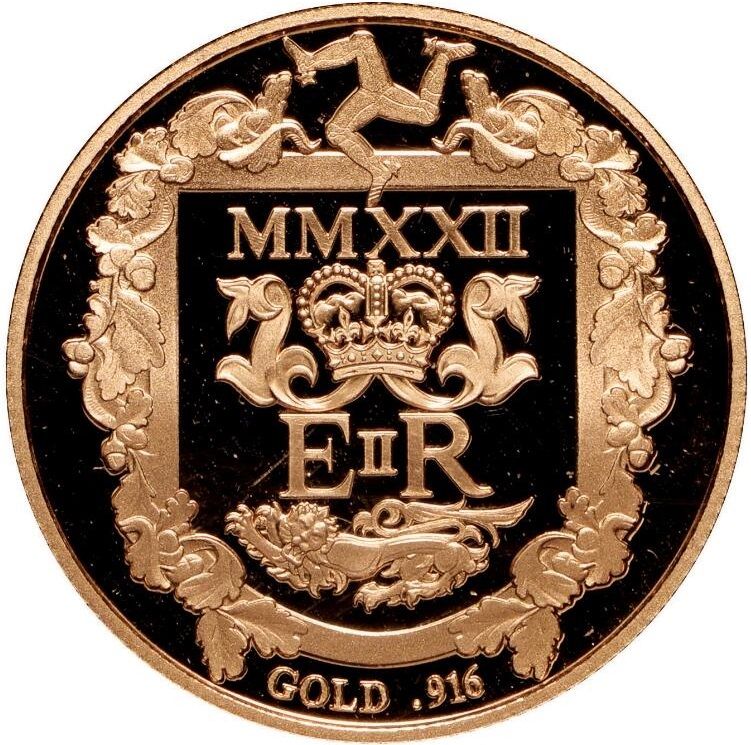 Isle of Man 2 Sovereigns - Elizabeth II Platinum Jubilee