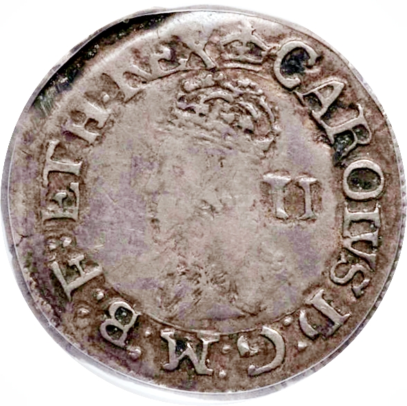 ½ Groat - Charles I Tower; Group D obverse