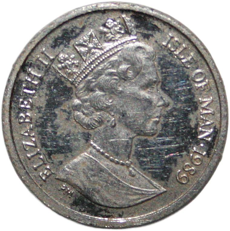 Isle of Man 1/25 Crown - Elizabeth II Persian Cat; Platinum obverse