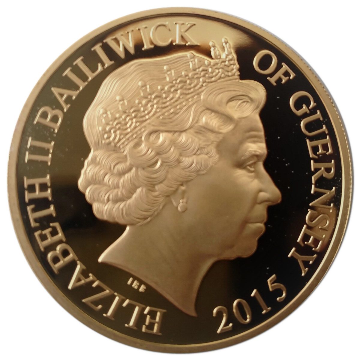 Guernsey 50 Pence - Elizabeth II Winston Churchill obverse