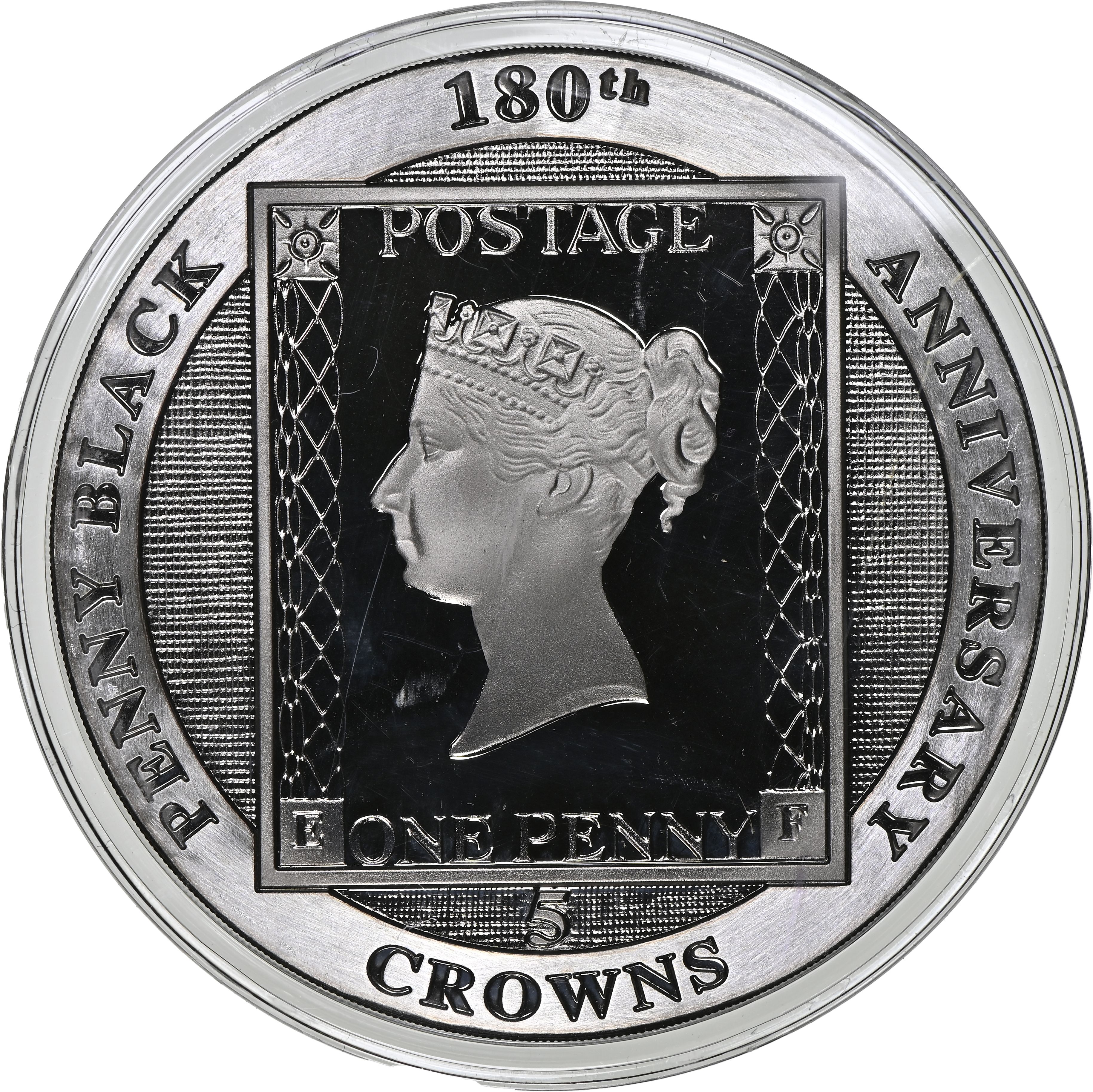 Gibraltar 5 Crowns - Elizabeth II 180th Anniversary of the Penny Black