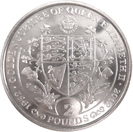 South Georgia and the South Sandwich Islands 2 Pounds - Elizabeth II Golden Jubilee