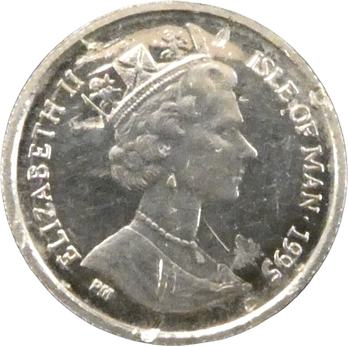 Isle of Man 1/25 Crown - Elizabeth II Turkish Cat; Platinum obverse