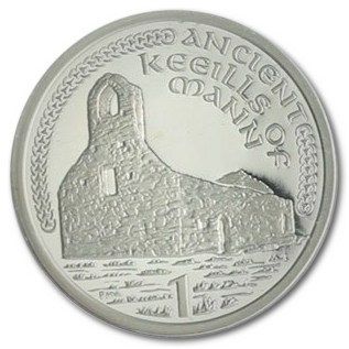 Isle of Man 1 Penny - Elizabeth II Keeill; Silver Proof