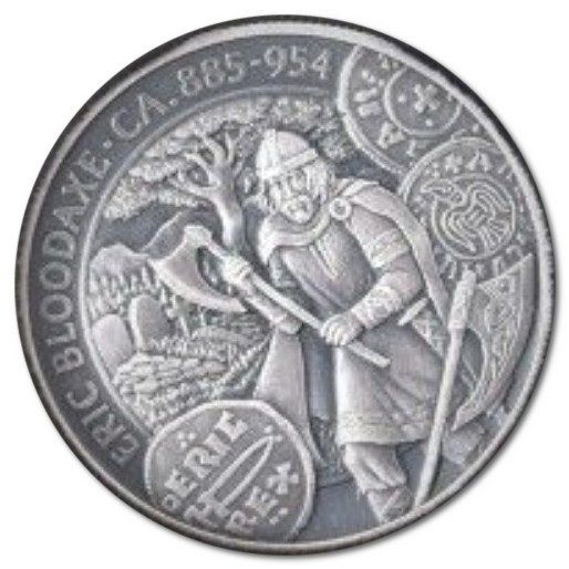 Isle of Man 1 Crown - Elizabeth II Eric Bloodaxe reverse