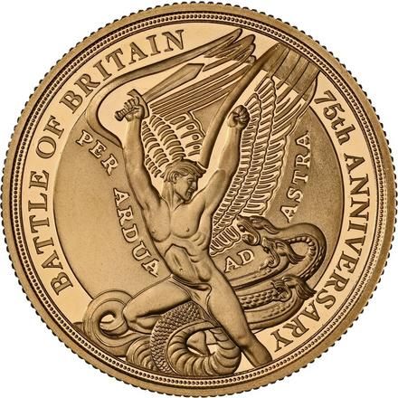 Gibraltar 2 Sovereigns - Elizabeth II Battle of Britain