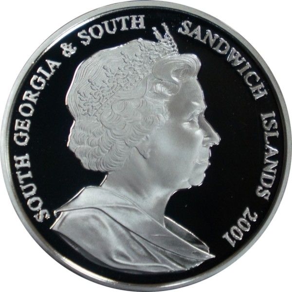 South Georgia and the South Sandwich Islands 2 Pounds - Elizabeth II Sir Joseph Banks obverse