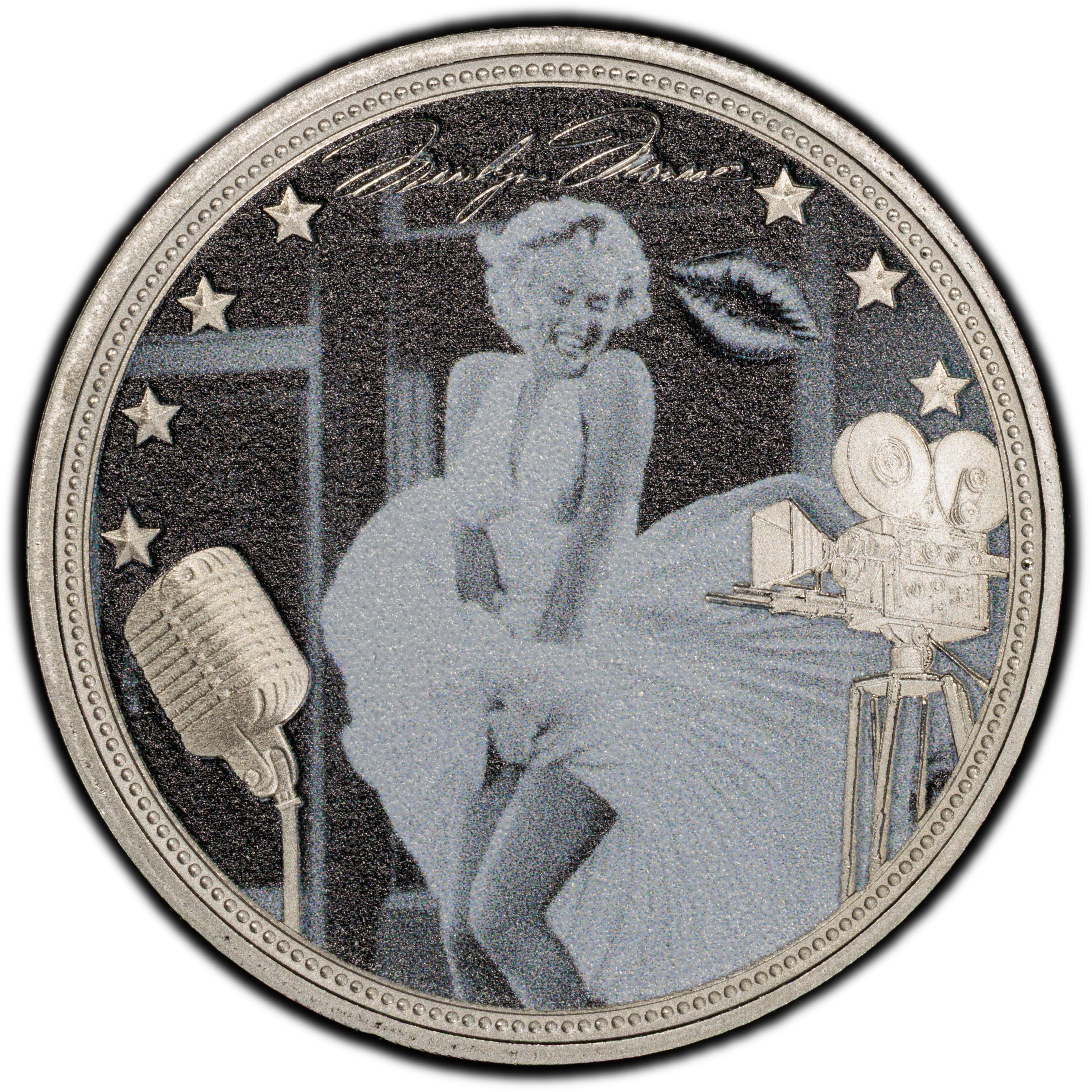 Gibraltar ½ Crown - Charles III Marilyn Monroe - Behind the Diamonds