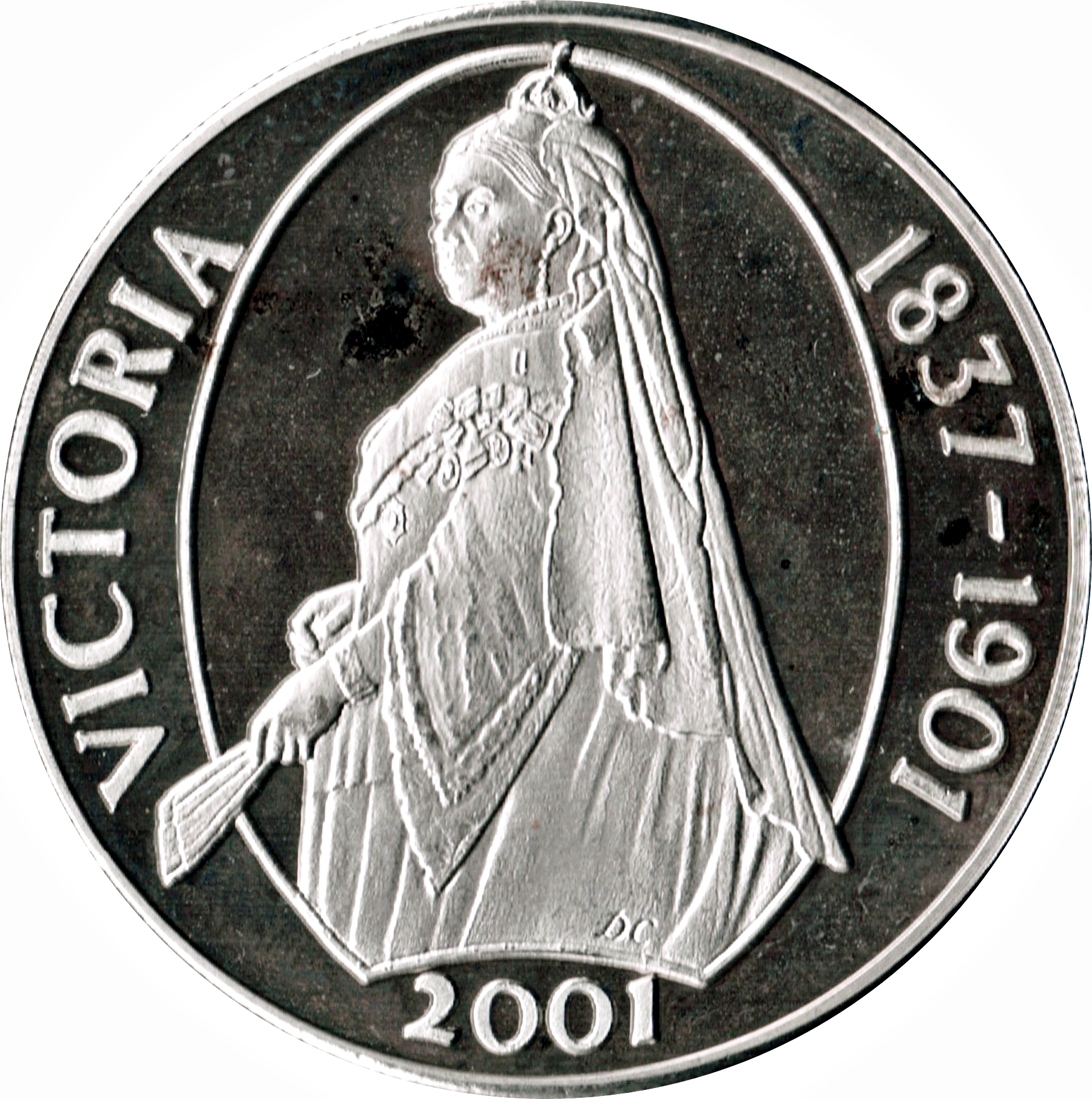 Tristan da Cunha 50 Pence - Elizabeth II Queen Victoria