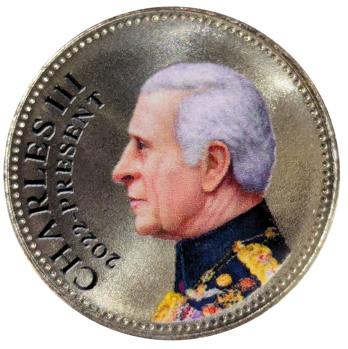 Jersey 10 Pence - Charles III King Charles III reverse