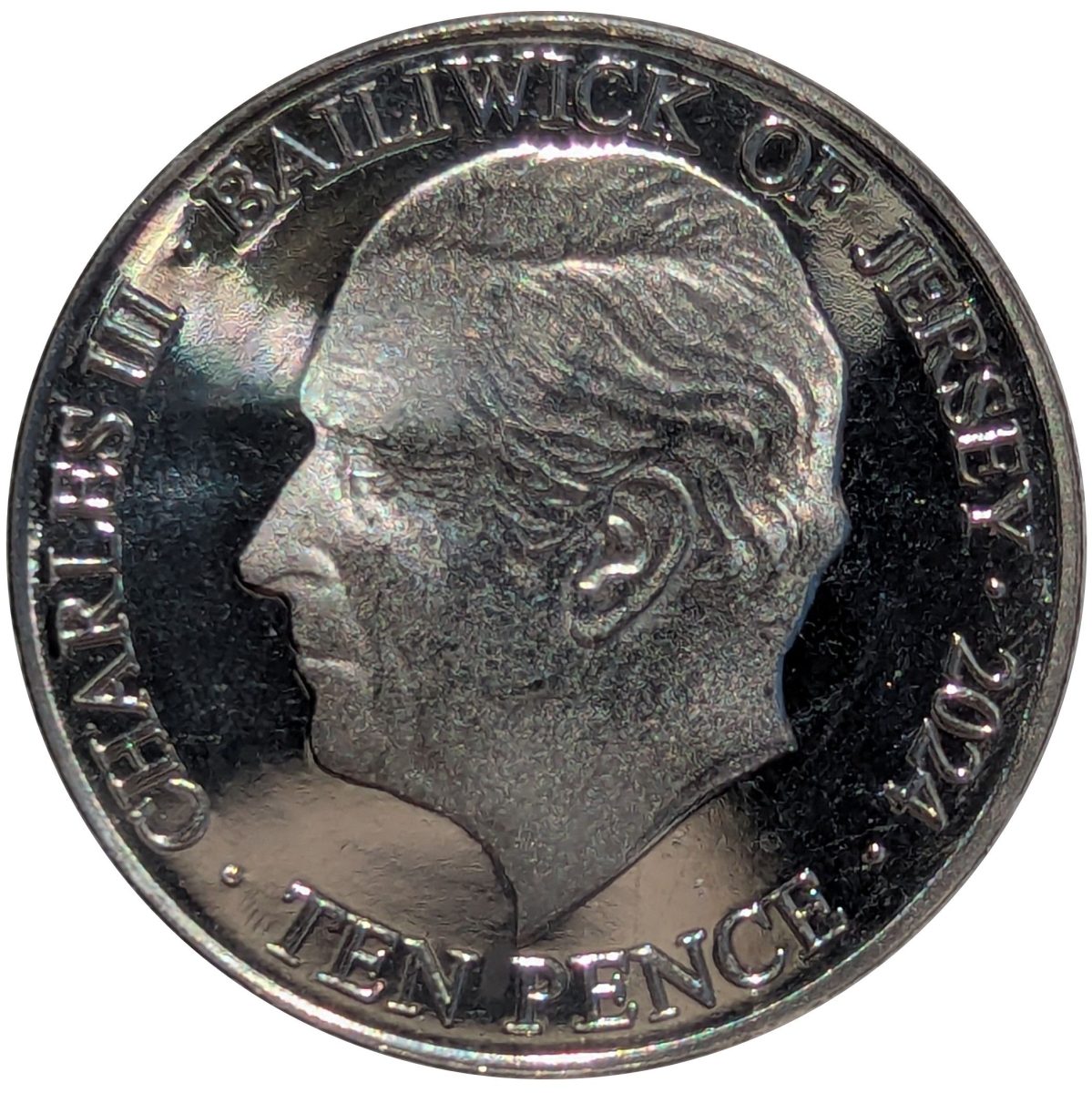 Jersey 10 Pence - Charles III King Henry I obverse