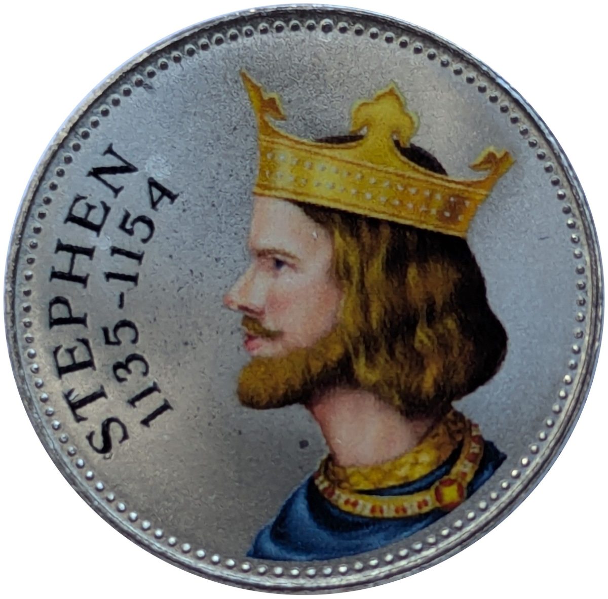 Jersey 10 Pence - Charles III King Stephen reverse