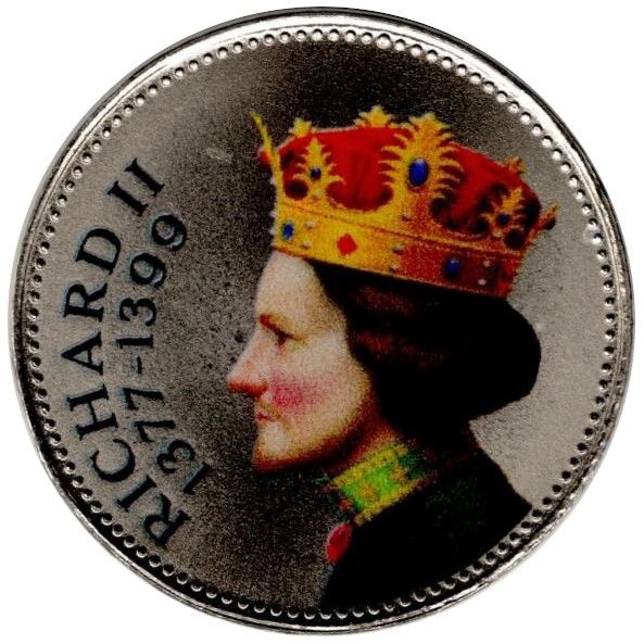 Jersey 10 Pence - Charles III King Richard II reverse