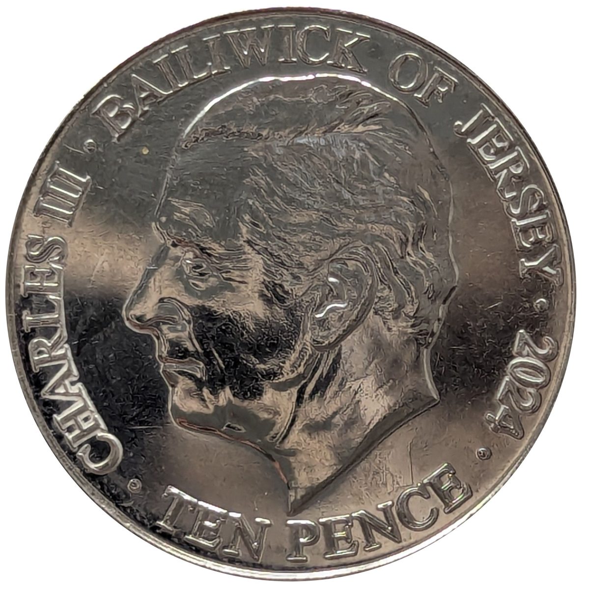 Jersey 10 Pence - Charles III King Henry IV obverse