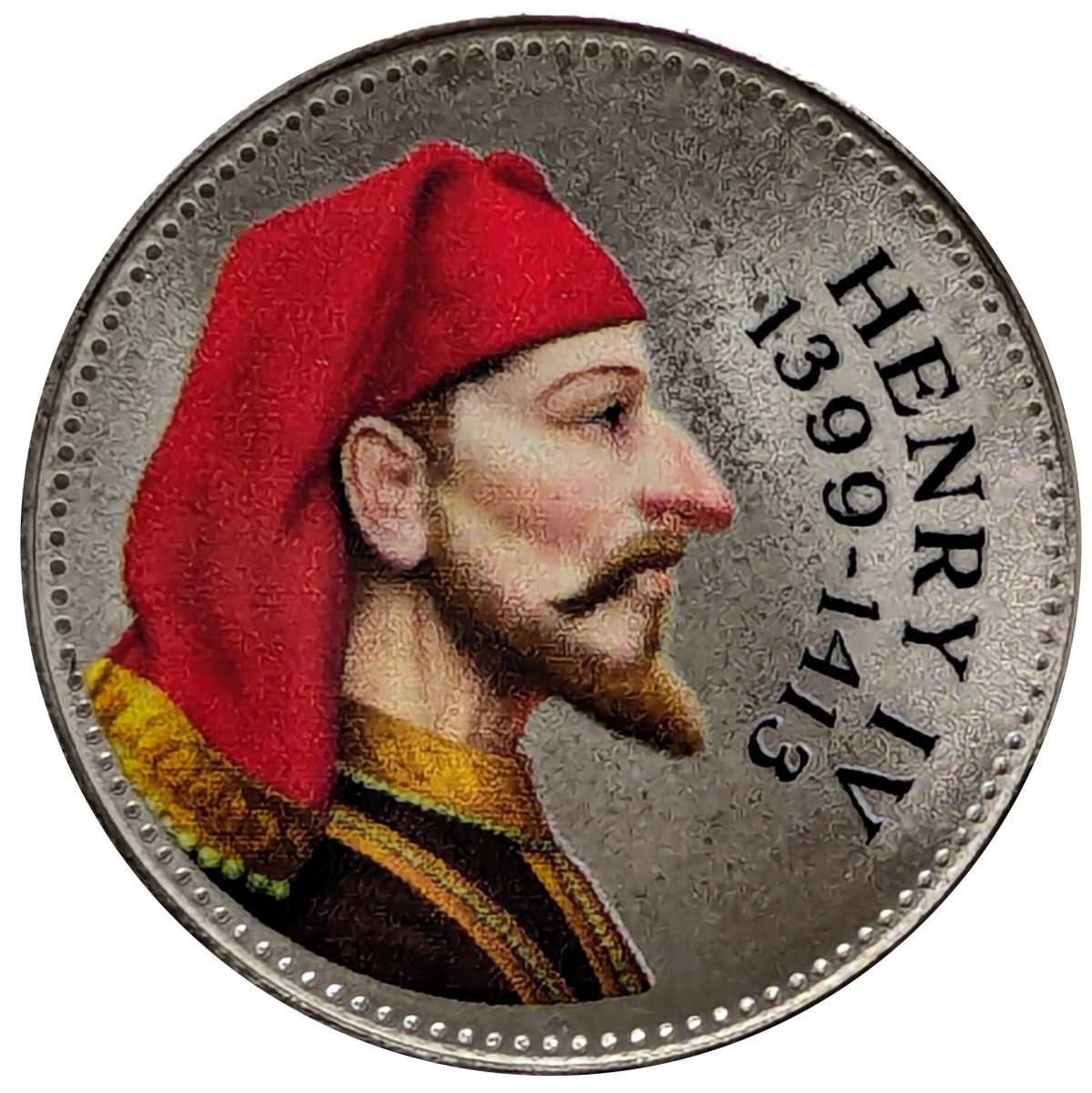 Jersey 10 Pence - Charles III King Henry IV reverse