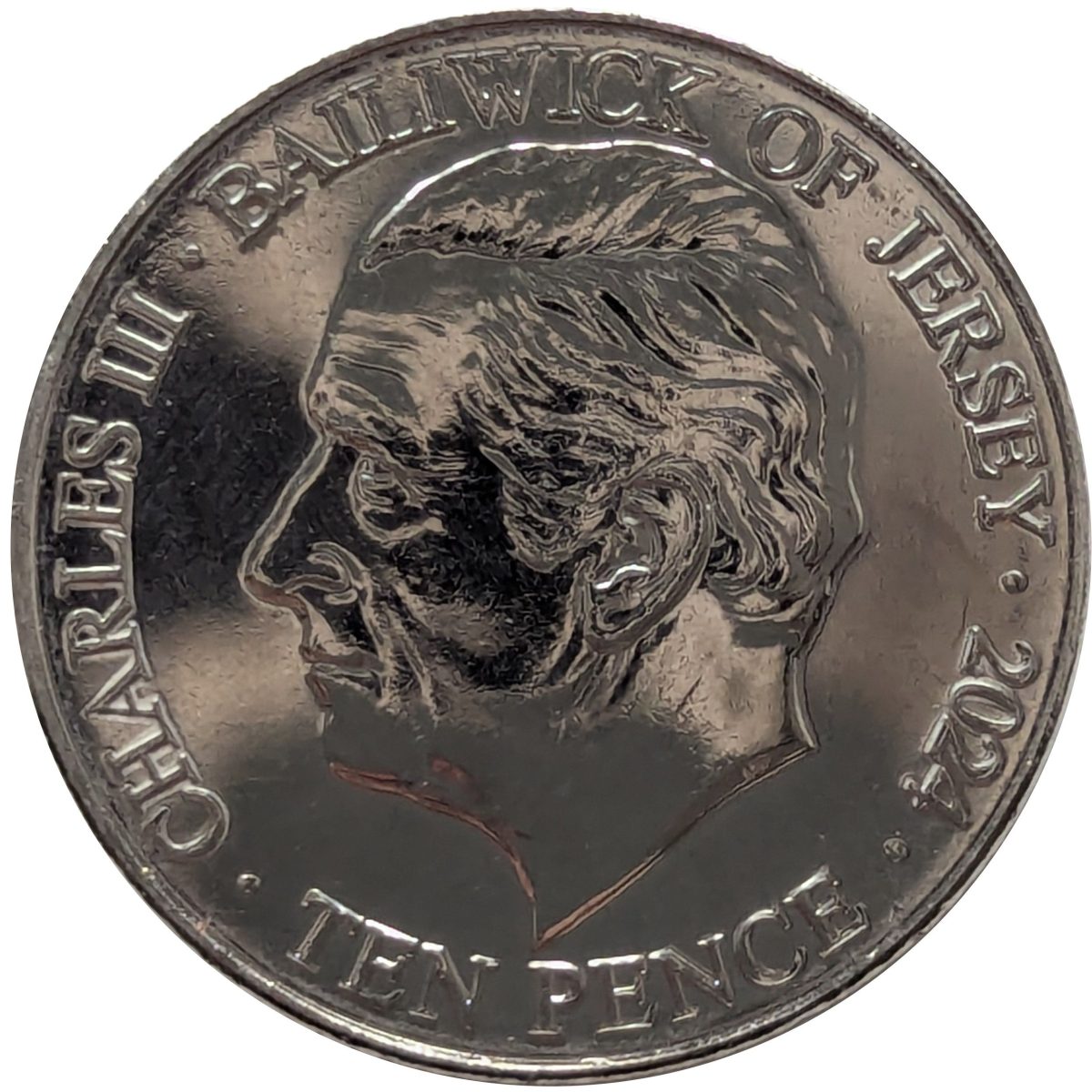 Jersey 10 Pence - Charles III King Edward IV obverse