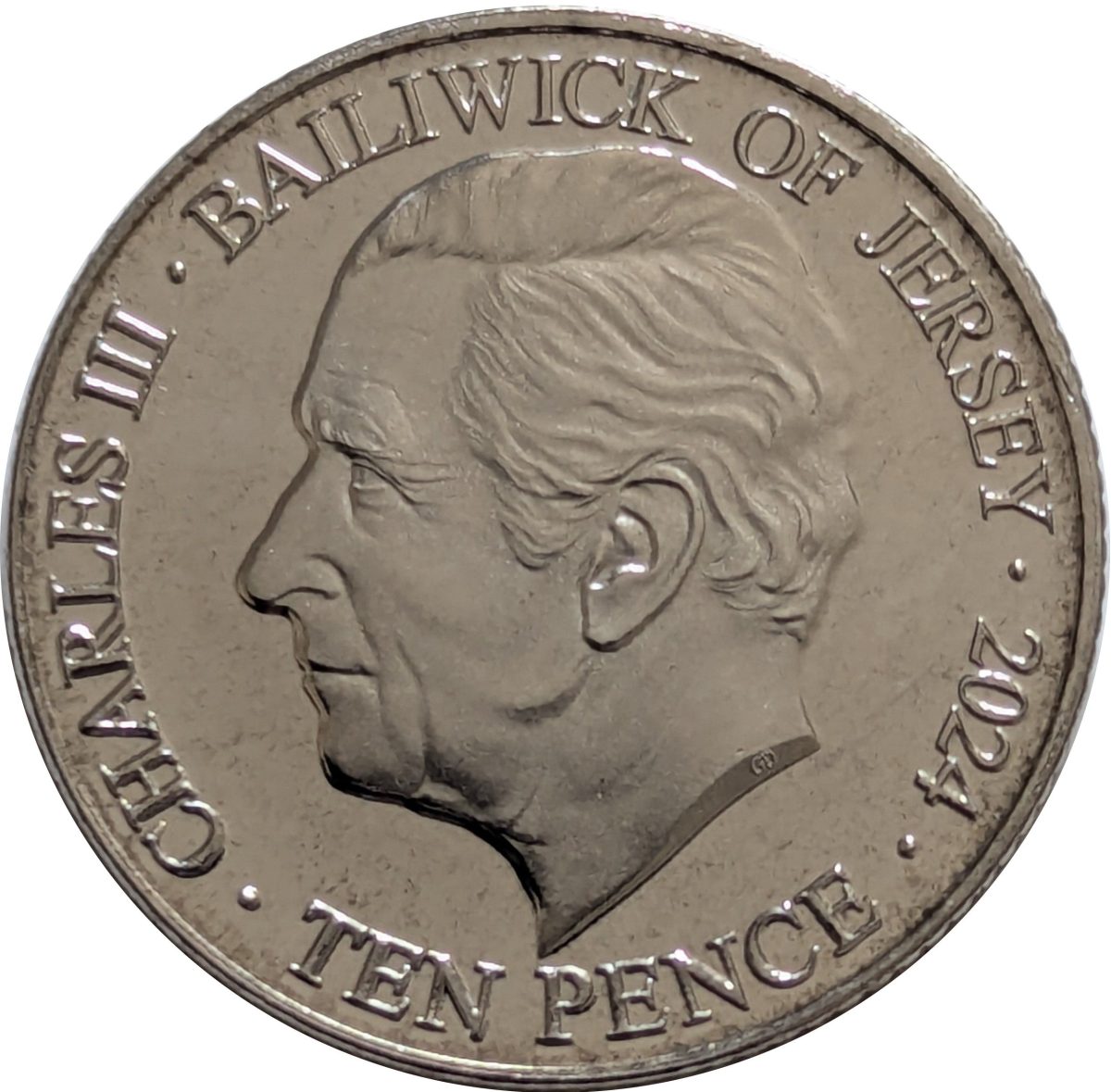 Jersey 10 Pence - Charles III King Richard III obverse