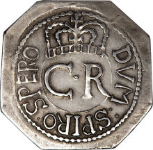 1 Shilling - Charles I Pontefract siege coinage obverse